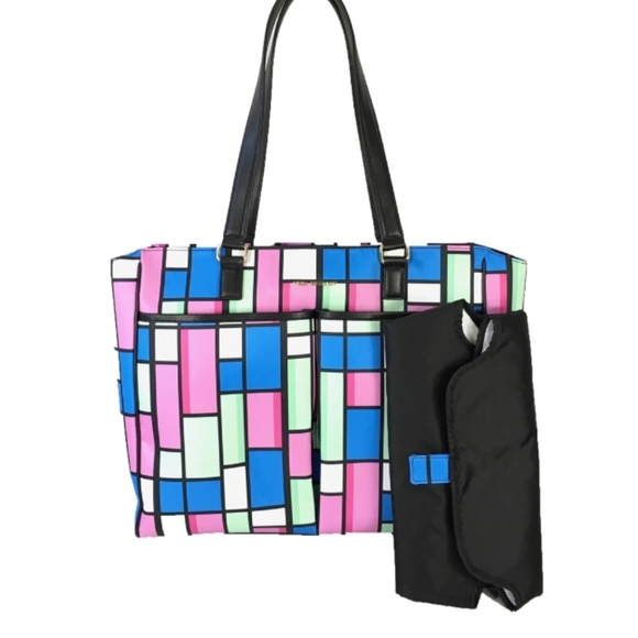 Vera Bradley Handbags - Vera Bradley Tote/Baby Bag in Exotic Floral Gros